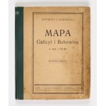 KORNMAN S. - Mapa Komunikacyjna Galicyi i Bukowiny w skali 1:750.000. 2nd edition. Lviv 1906, published by the H. Altenberg Bookstore.