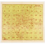 Plan of the city of Lviv published by the Academic Bookstore in Lviv. Lviv, 1930s.