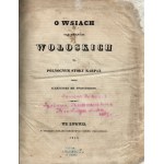 STADNICKI Aleksander - O wsiach takanych wołoskich na północnym slku Karpat / by [...] Lviv 1848. in the Printing House of the National Institute of the Ossoliński