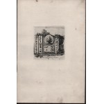 [From the famous collection of tinsel by Konstanty Tyszkiewicz, VILNO] SLAWECKI W. - Tombstone of unknown person, covered with hieroglyphics.