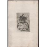 [From the famous collection of tinsel of Konstanty Tyszkiewicz, VILNO] Ekslibris of Mieczyslaw Vlad. Niewiarowicz (1814-1891), artist-painter performing under the name Jan Tysiewicz, November insurgent, emigrant in Paris.