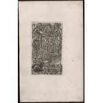 [From the famous collection of plates of Konstanty Tyszkiewicz, VILNO] SOWIŃSKI Tomasz - Matka Boska Kamieniecka. Copperplate. Print from the 19th century.