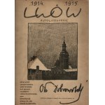 DOBROWOLSKI Odo (1883-1917) - Cover of the "Lviv" portfolio with a view of the city of Lviv. Autolithography [1915].