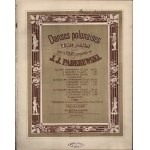 NOTES] Danses polonaises pour piano composees par J. I. Paderewski. [Polish Dances]