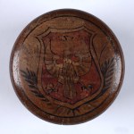 Decorative box with patriotic motif (Polish Eagle). Pocz. XX century.