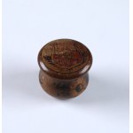 Decorative box with patriotic motif (Polish Eagle). Pocz. XX century.