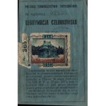 [Polish Tatra Society] PTT Membership Legitimation. Lviv Branch. For Edward Kozlowski, zam. in Dolina. 1937 r.