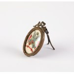 Frame with patriotic picture - coats of arms of Poznan, Cracow and Warsaw