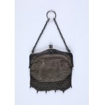 Visitor handbag in silver mesh. 1920s-30s.