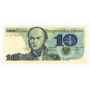 10 złotych 1982, seria B