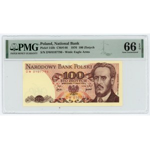 100 Gold 1976, DW series, PMG 66 EPQ, quite a rare series