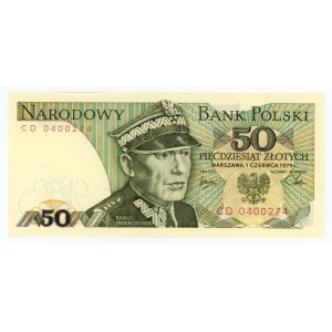 50 złotych 1979, seria CD
