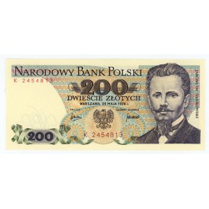 200 zloty 1976, series K, rare series