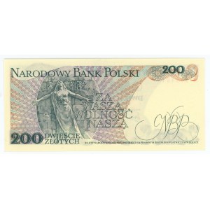 200 zloty 1976, series K, rare series