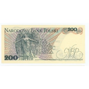 200 złotych 1976, seria M, dość rzadka seria