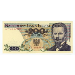 200 złotych 1979, seria AT,