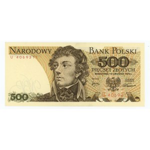 500 złotych 1974, seria U