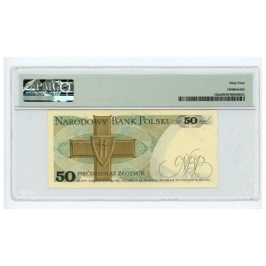 50 złotych 1975, seria AN, PMG 64