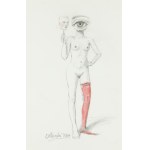 Rafal Olbinski (b. 1943, Kielce), "Bas Rouge," 2020