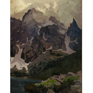 Stanislaw Galek, Frozen Pond below Zawrat