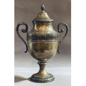 Silver award cup
