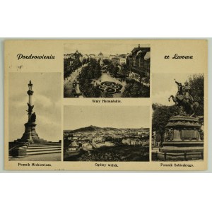 Postcard - Greetings from Lviv - 1938