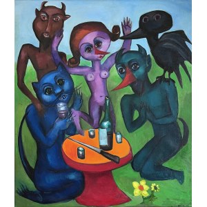Krystyna Brzechwa, À table, 1993