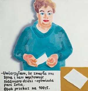 Marcin Maciejowski (ur. 1974 Babice), Uwierzyłam, że zmarła mu żona i sam wychowuje siedmioro dzieci..., 1999