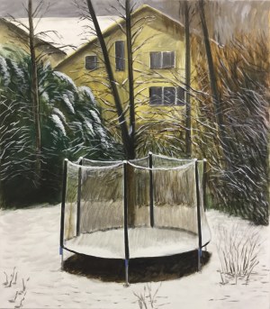 Jarosław Modzelewski (ur. 1955 Warszawa), Pierwszy śnieg, 2017