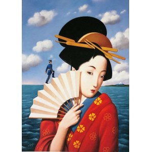 Rafał Olbiński, Proj. ‘Madame Butterfly', sygnowany