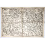 Gocławek near Warsaw- plan of parceling out the estate with a map of Warsaw summer resorts [ca.1912].