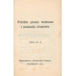 Zagórski Adam- Polish war songs and camp songs [first printing 