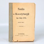 The Science of the May 3go Constitution 1791 [Poznan 1891].