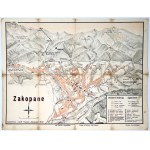 German map of Zakopane and surroundings [Krakow 1940].