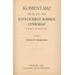 (bound by Robert Jahoda) Commentary to §§ 531-824 of the Austrian Civil Code (inheritance law) [Krakow 1904].