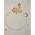 Antoine de Saint-Exupéry (1900 - 1944), Maly Książe odwiedza planetę Pijaka, 2023 (1943)