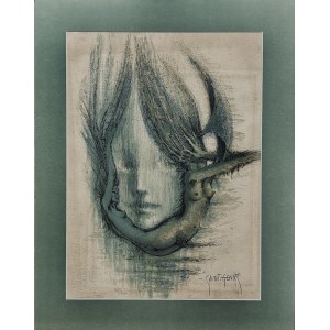 Francis Lassus de SAINT-GENIES (1925-2018), Figure fantastique, 1972