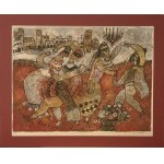 Theo TOBIASSE (1927-2012), „Wszystkie piękności otwierają swoje młode kwiaty” (Tout de Beautes Ouvrant Leurs Jenues Fleurs), lata 70-te