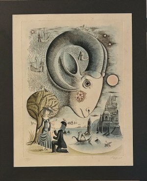 Peynet Raymond 1908-1999, Kochankowie z serii Znaki Zodiaku: Le Belier (Baran) 1979