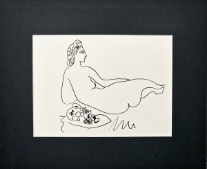 Pablo Picasso 1881-1973 z cyklu „Le Déjeuner sur l’herbe” ( Obiady na trawie), Wariacje na temat „Śniadanie na trawie” E. Maneta, 1962