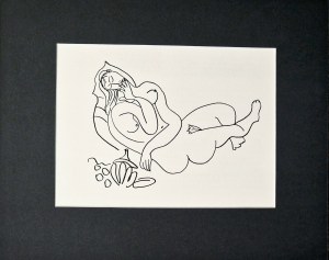 Pablo Picasso 1881-1973 z cyklu „Le Déjeuner sur l’herbe” ( Obiady na trawie), Wariacje na temat „Śniadanie na trawie” E. Maneta, 1962