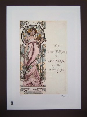 Alfons Maria Mucha (1860-1939) Moët & Chandon Champagne, 1977 (1899)