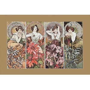 Alfons MUCHA (1860-1939), Z cyklu Kamienie Szlachetne - (1900)
