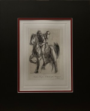 Auguste Rodin (1840 - 1917), Dante i Wergiliusz na chimerycznym koniu, 1984 (1897)