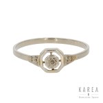 Art déco ring, France, 1920s-30s