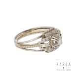 Diamond ring, 1920s-30s, art déco