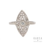 Marquise-shaped ring, 20th century