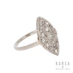 Marquise-shaped ring, 20th century