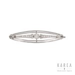 Art déco diamond brooch, 1920s-1930s