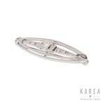 Art déco diamond brooch, 1920s-1930s